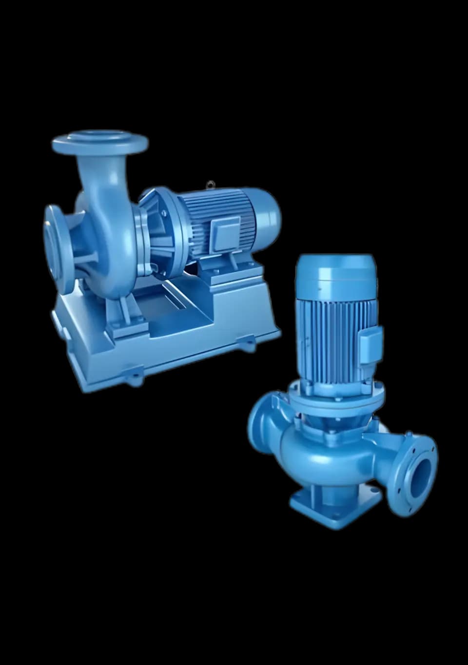 Bomba de piscina instalada com acessórios e tubulação